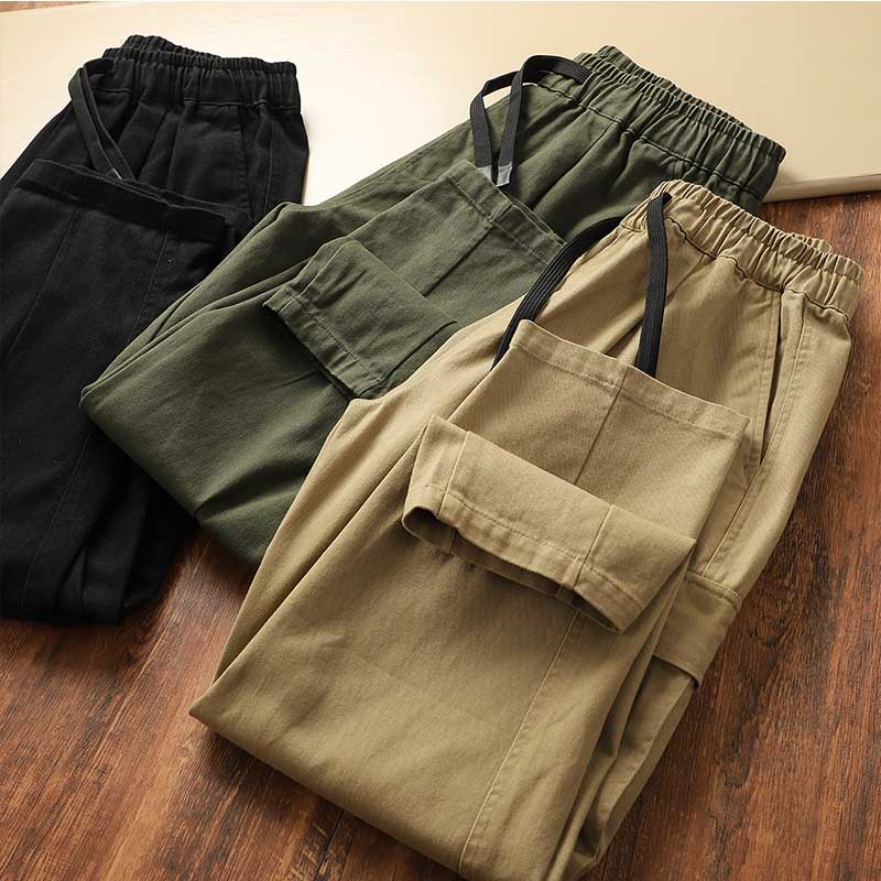 Straight Loose American Wide-leg Pants