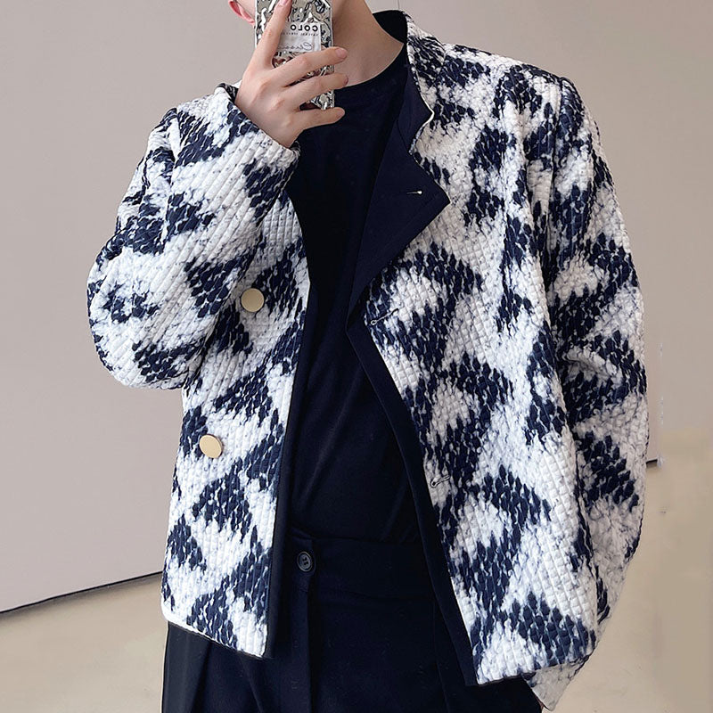 Spring Printed Cropped Jacket