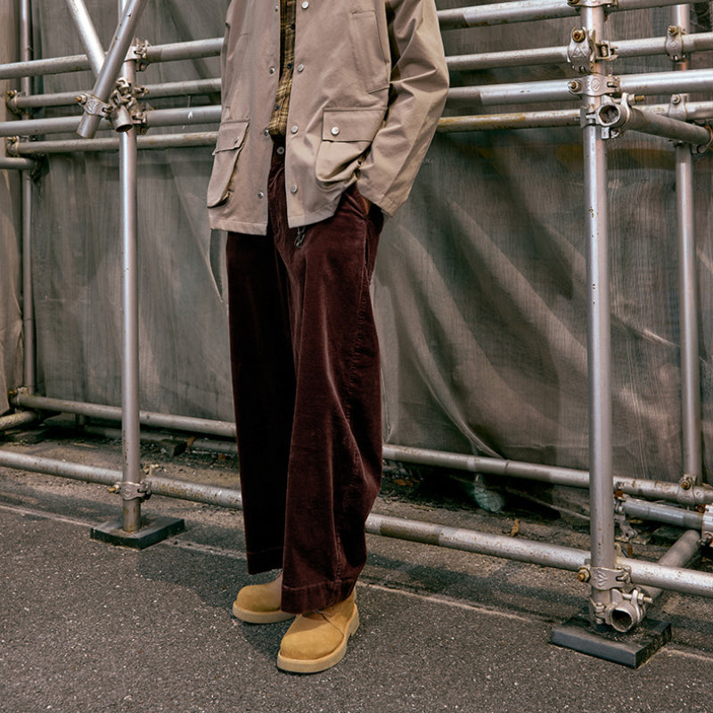 Cotton Corduroy Vintage Loose Wide Leg Pants