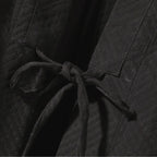 Printed Zen Cloak Linen Cape Coat