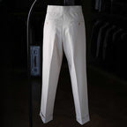 Italian Paris Buckle Loose Straight Business Suit Trousers