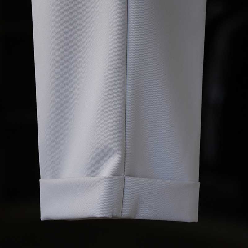 Italian Paris Buckle Loose Straight Business Suit Trousers