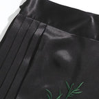 Bamboo Embroidery Loose Culotte