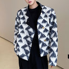 Spring Printed Cropped Jacket