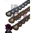 Heart Rivet Metal Belt