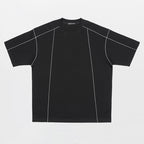 Topstitched Crew Neck Loose T-shirt