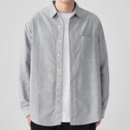Cotton Oxford Long Sleeve Shirt