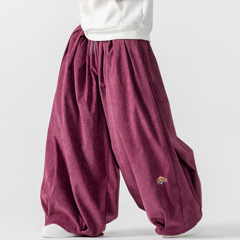 Vintage Corduroy Thick Casual Pants
