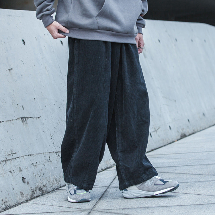 Vintage Loose Corduroy Wide Leg Slacks