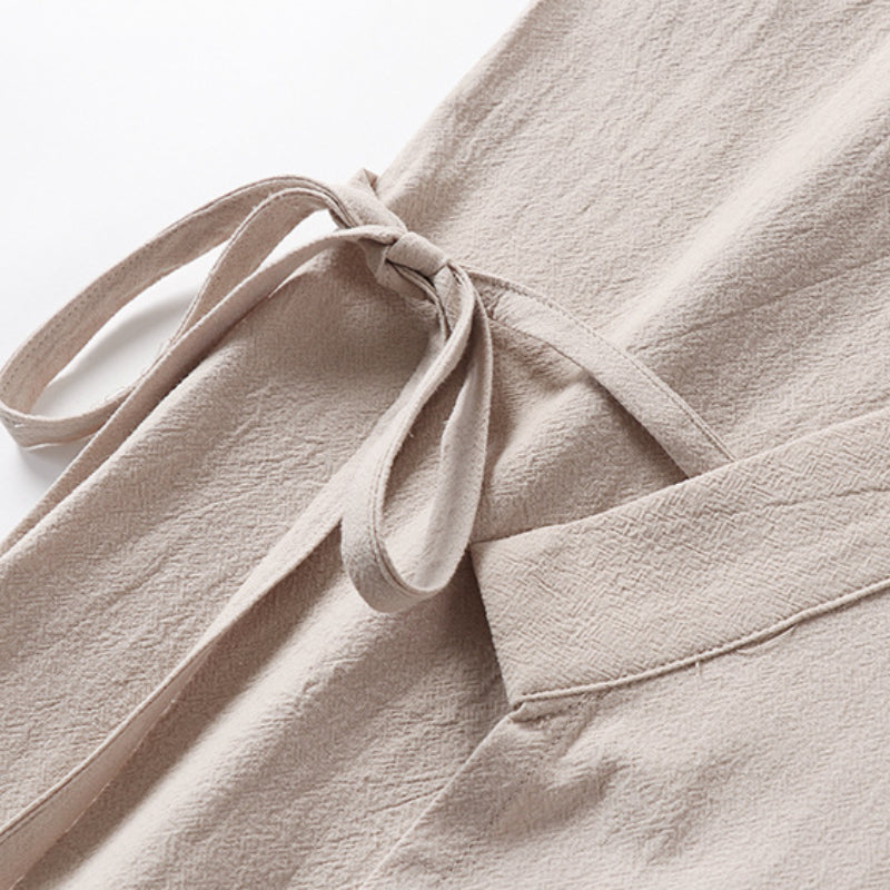 Slanted Collar Loose Vest