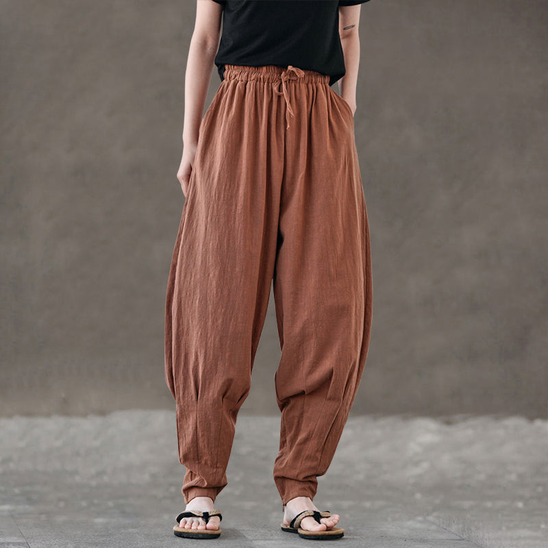 Casual Breathable Loose-fitting Meditation Pants