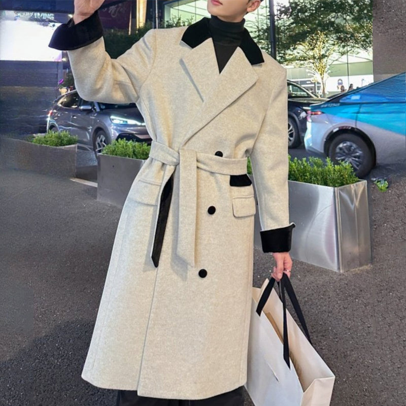 Mid-length Loose Woolen Coat
