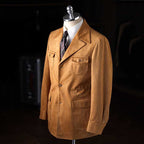 Italian Vintage Faux Suede Casual Slim Jacket