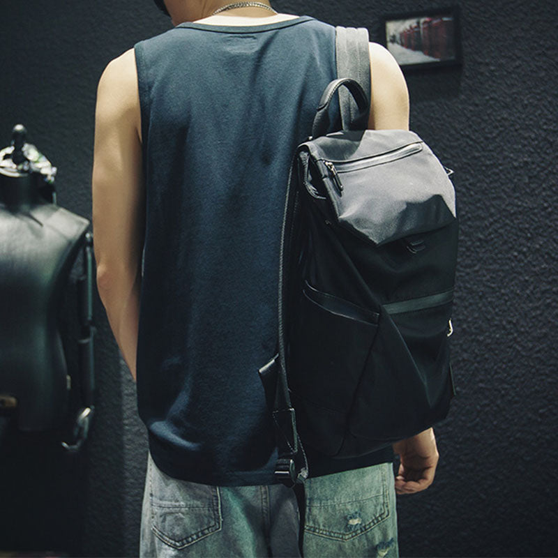 Solid Color Loose Sleeveless T-shirt