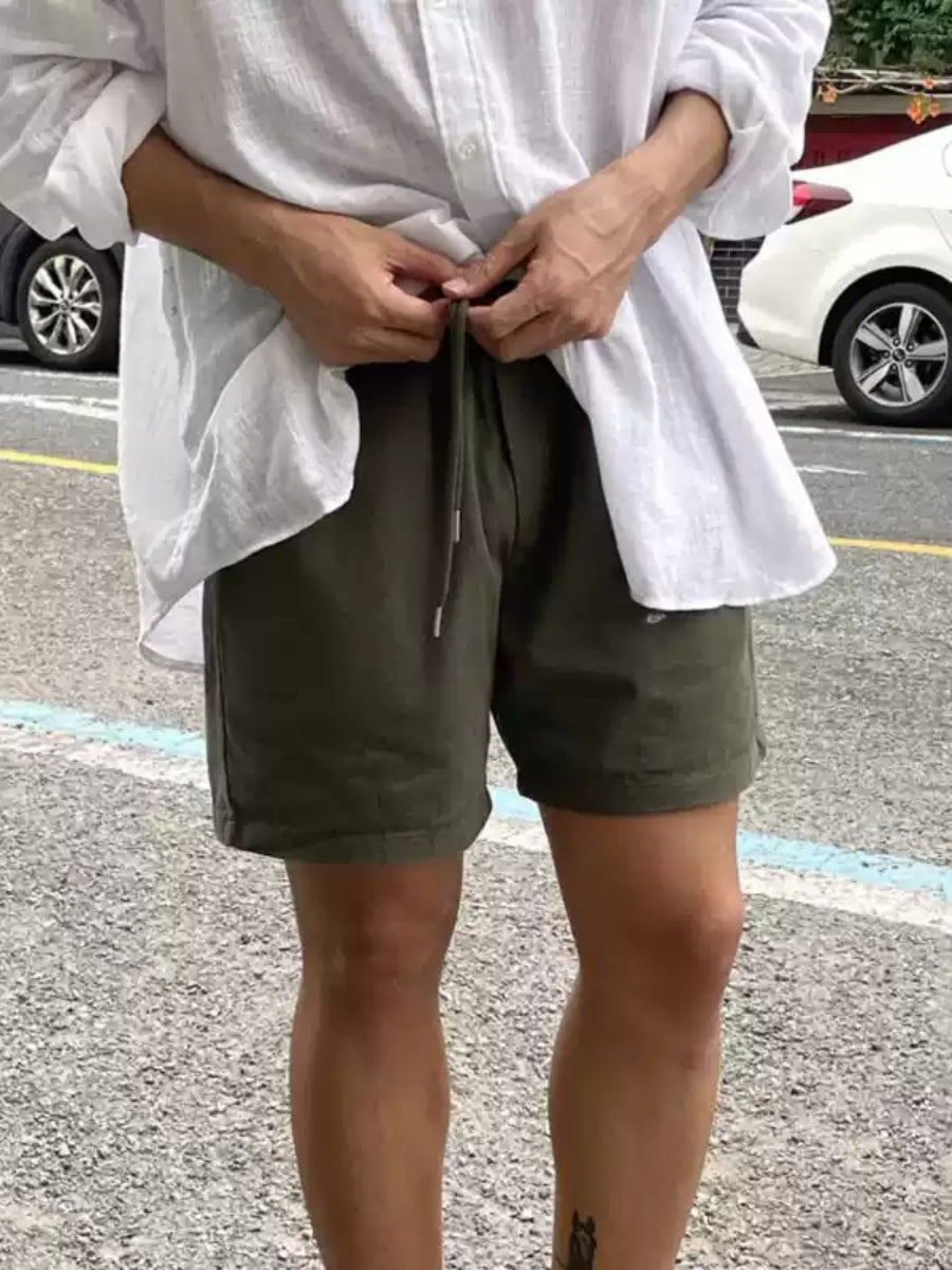 Linen Casual Beach Shorts