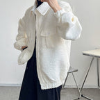 Jacquard Single-Breasted Lapel Jacket