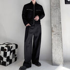 Thick Pocket Short Lapel Jacket