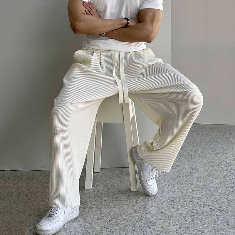 Japanese Casual Drape Wide-leg Trousers
