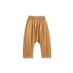 Retro Low Crotch Casual Loose Straight Wide Leg Pants