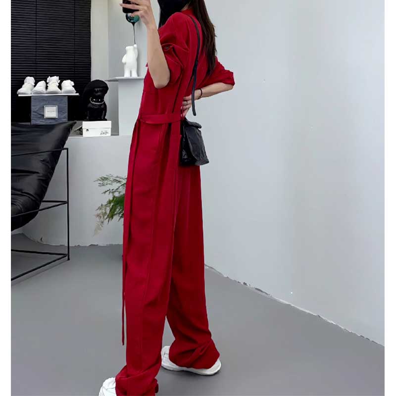 Loose Wide-Leg Casual Jumpsuit
