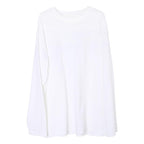 Solid Color Cotton Round Neck T-Shirt