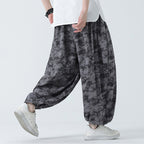 Loose Zen Embroidered Wide Leg Pants