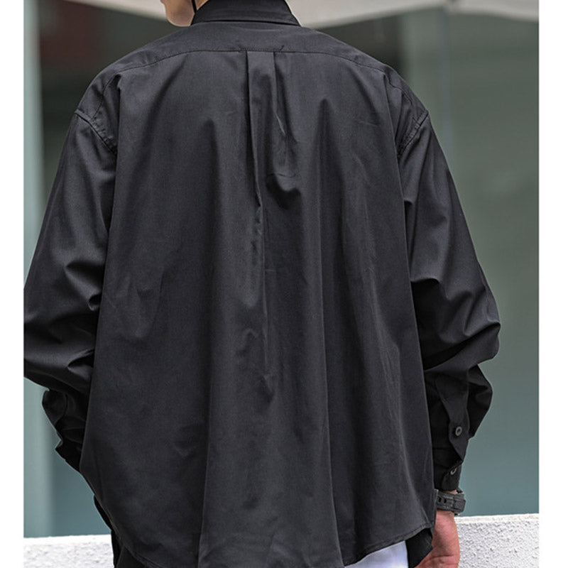 Japanese Loose Solid Color Shirt