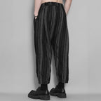 Striped Loose Tassel Casual Pants