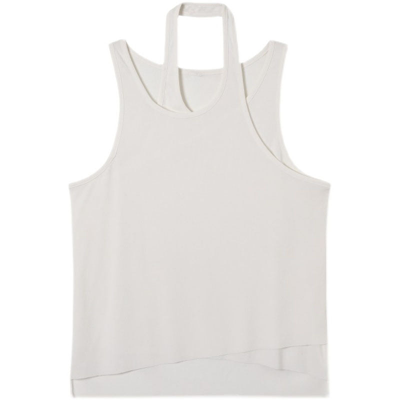 Fake Two Pieces Loose Vest