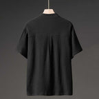 Thin Ice Silk V-Neck Cardigan T-Shirt