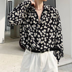 Daisy Print Long Sleeve Shirt