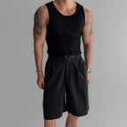 American Vertical Striped Slim Fit Knitted Vest