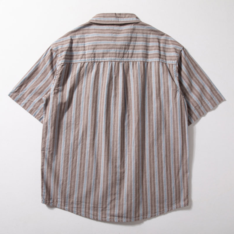 Striped Vintage Loose Casual T-shirt Top