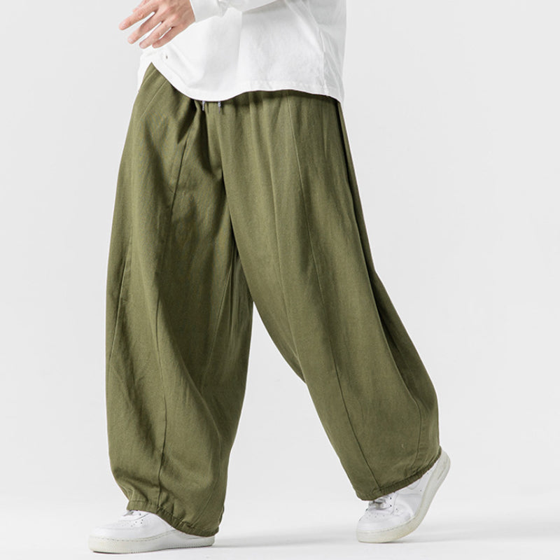 Japanese Retro Loose Wide-leg Harem Pants