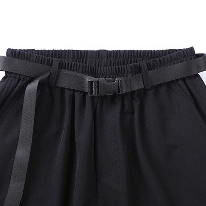 Loose Fit Multi-pocket Drawstring Pants