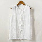 Loose Linen Casual Vest