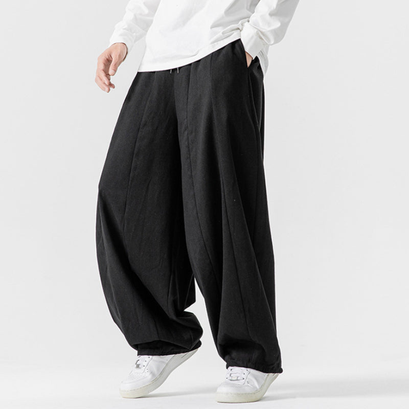 Japanese Retro Loose Wide-leg Harem Pants
