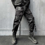 Techwear Elastic Waist Cargo Pants