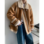 Winter Stitching Thickened Loose Coat