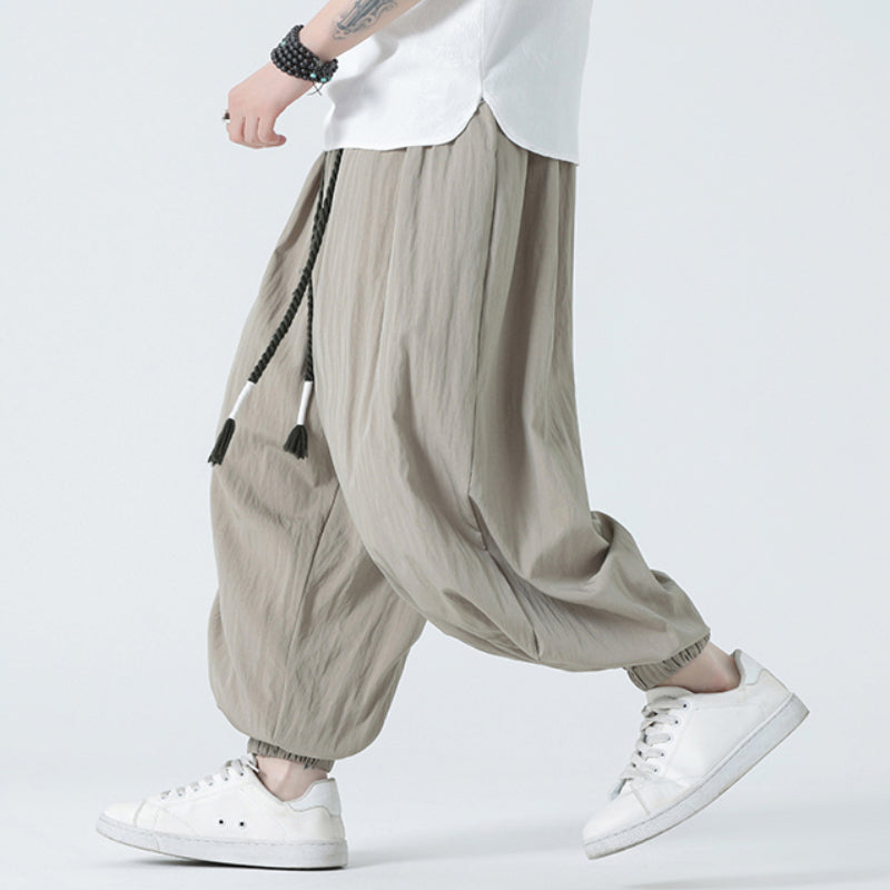 Loose Draped Cuff Bloomers