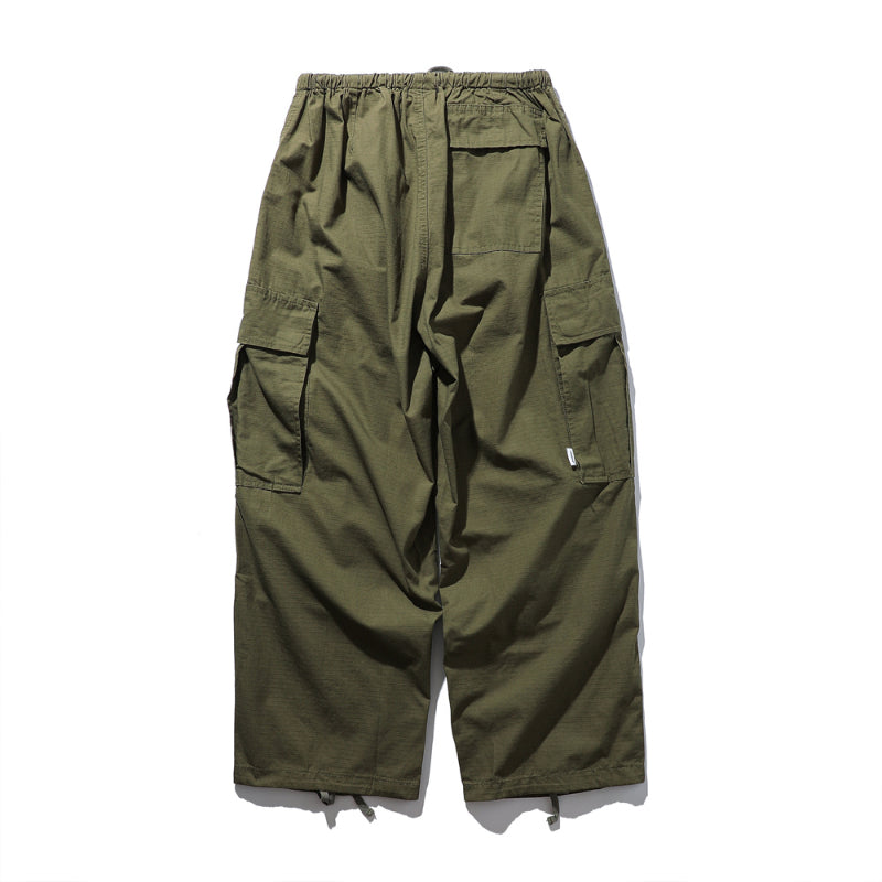 Wide Leg Casual Drawstring Pants