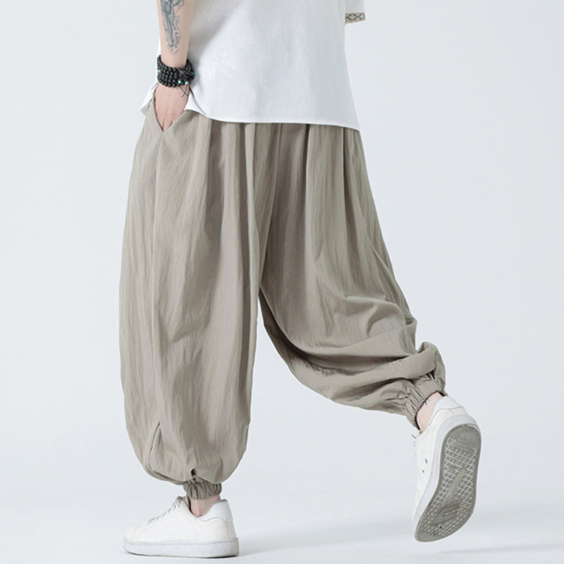 Loose Draped Cuff Bloomers