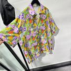 Oil Painting Design Loose Casual Shirt