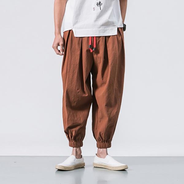 Cotton Linen Casual Pants