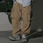 Oversized Pocket Loose Cargo Trousers