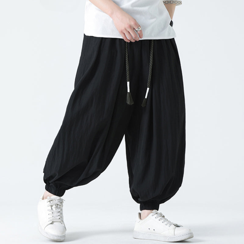 Loose Draped Cuff Bloomers