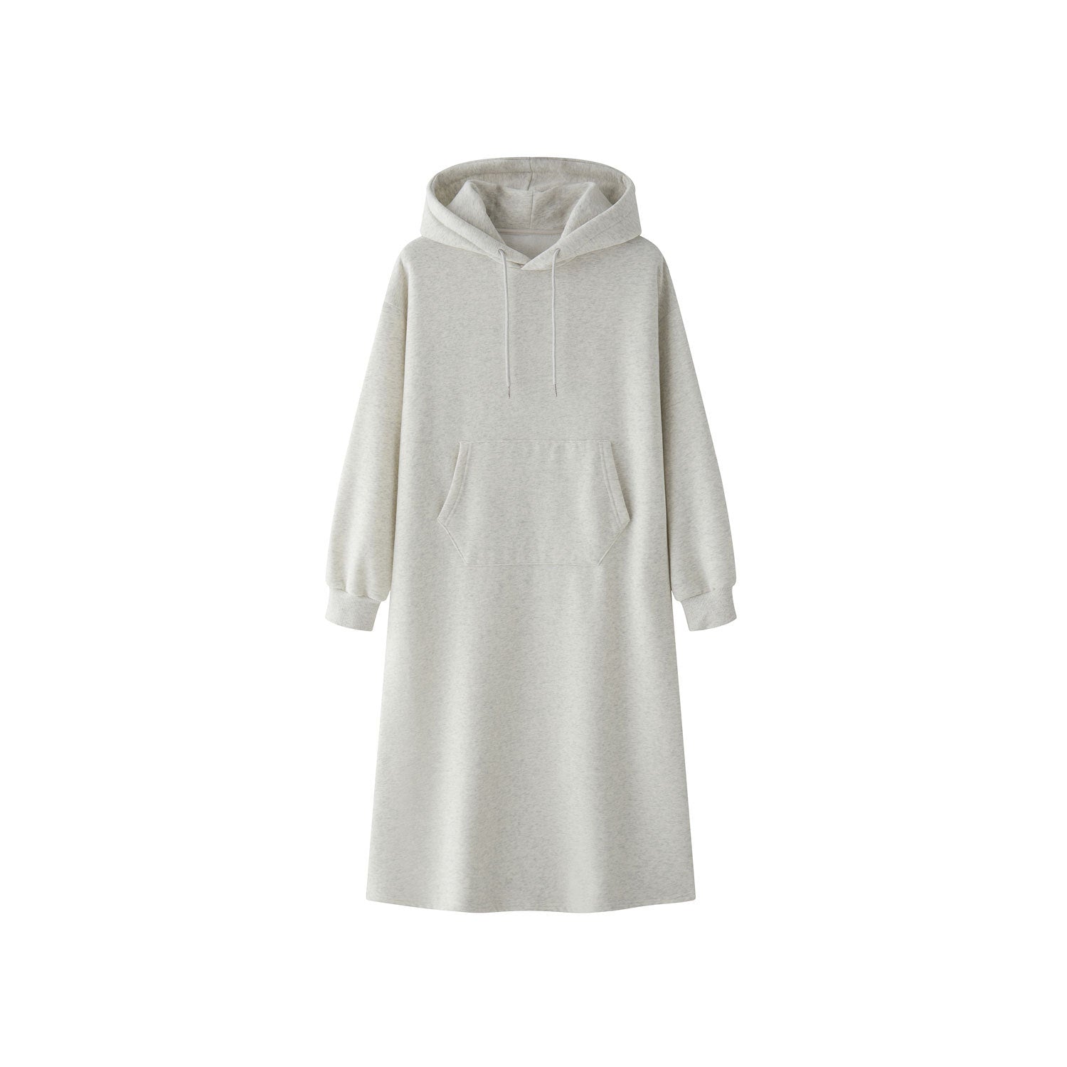 Casual Fleece Hooded Sweater Dress