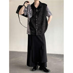 Jacquard Patchwork Design Shirt