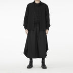 Loose Cropped Culottes Hakama Pants