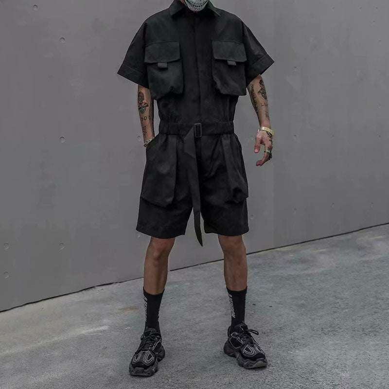Vintage Solid Overalls